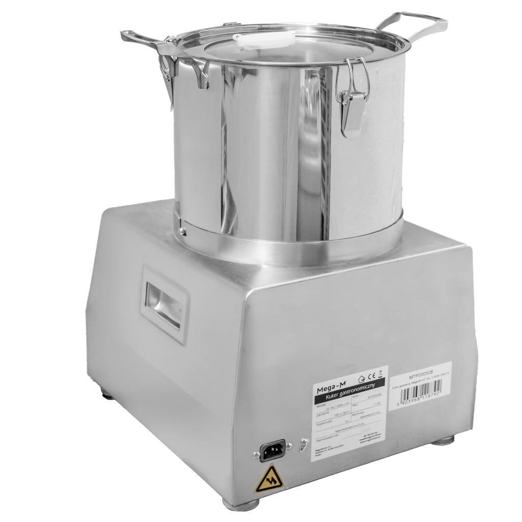 Kuter masarski gastronomiczny Mega-M 15 L stal nierdzewna 1400 W mtp000508