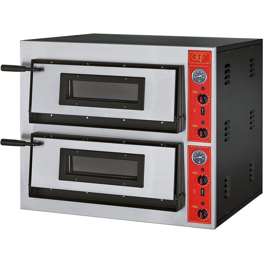Piec do pizzy GGF 781502 dwukomorowy 2x4x30 cm-MTP003854
