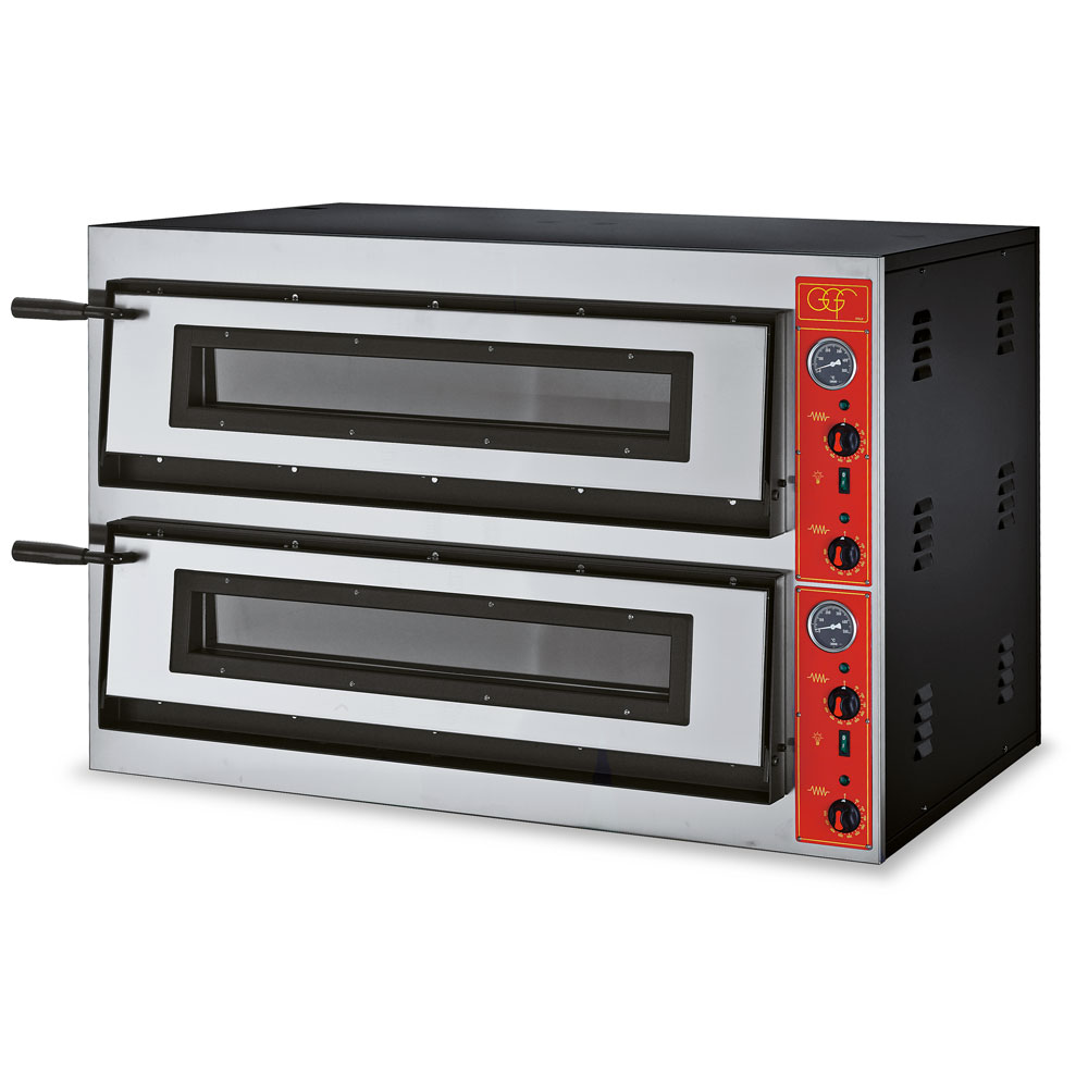 Piec do pizzy GGF 781522 dwukomorowy 2x6x30 cm-MTP003857