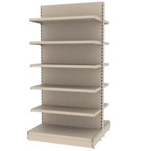 Zdjęcie produktu: Regał sklepowy MAGO gondola H-210 cm L-103 cm moduł bazowy kremowy