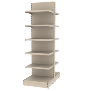 Zdjęcie produktu: Regał sklepowy MAGO gondola H-210 cm L-63 cm moduł bazowy kremowy