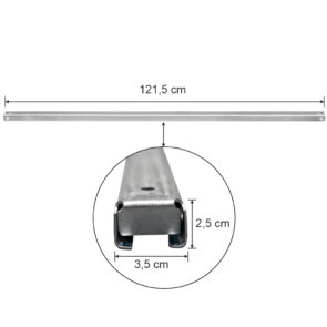 Zdjęcie produktu: Stężenie skośne diagonal MGL MAGO HX L-121.5 cm W-3.5 cm ocynk (HX82)