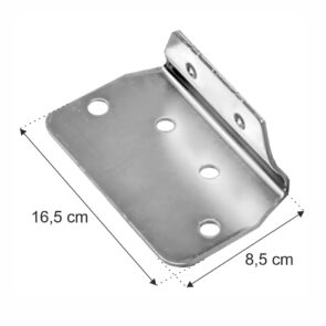 Zdjęcie produktu: Stopa do słupa regału MGL MAGO HX G-8.5 cm W-16.5 cm ocynk (HX102)