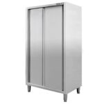 Zdjęcie produktu: Szafa gastronomiczna Mega-M 2-drzwiowa 100x60x200 cm stal nierdzewna