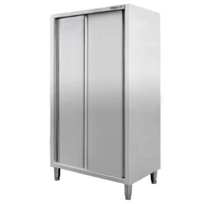 Zdjęcie produktu: Szafa gastronomiczna Mega-M 2-drzwiowa 100x60x200 cm stal nierdzewna