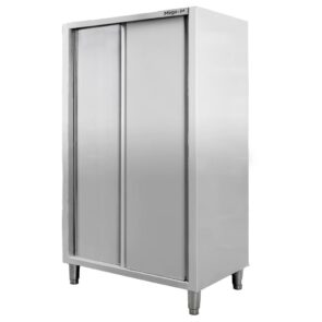 Zdjęcie produktu: Szafa gastronomiczna Mega-M 2-drzwiowa 100x50x180 cm stal nierdzewna