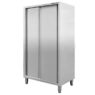 Szafa gastronomiczna przelotowa Mega-M 2-drzwiowa 100x50x200 cm stal nierdzewna-MTP001901