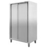 Szafa gastronomiczna przelotowa Mega-M 2-drzwiowa 100x60x180 cm stal nierdzewna-MTP001892