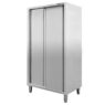 Szafa gastronomiczna przelotowa Mega-M 2-drzwiowa 80x50x180 cm stal nierdzewna-MTP001889