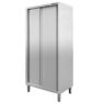 Szafa gastronomiczna przelotowa Mega-M 2-drzwiowa 80x50x200 cm stal nierdzewna-MTP001893