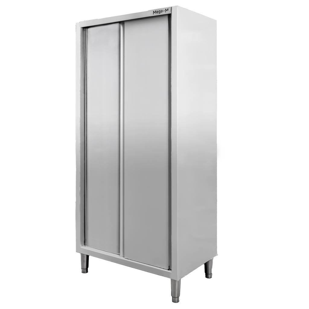 Szafa gastronomiczna przelotowa Mega-M 2-drzwiowa 80x60x200 cm stal nierdzewna-MTP001902