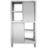 Szafa gastronomiczna przelotowa Mega-M 4-drzwiowa 100x60x200 cm stal nierdzewna-MTP001876