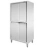 Szafa gastronomiczna przelotowa Mega-M 4-drzwiowa 80x60x180 cm stal nierdzewna-MTP001873