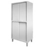 Szafa gastronomiczna przelotowa Mega-M 4-drzwiowa 80x60x200 cm stal nierdzewna-MTP001875