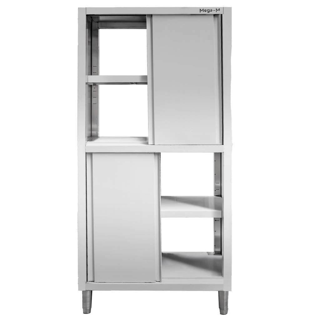 Szafa gastronomiczna przelotowa Mega-M 80x50x180 cm stal nierdzewna-MTP001783