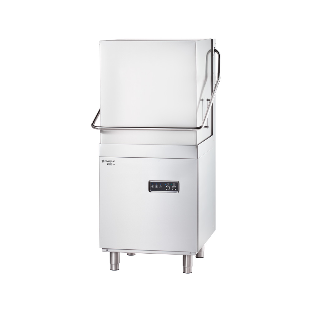 Zmywarka wyparzarka kapturowa STALGAST 803021 dozownik na płyn myjący 10.8 kW