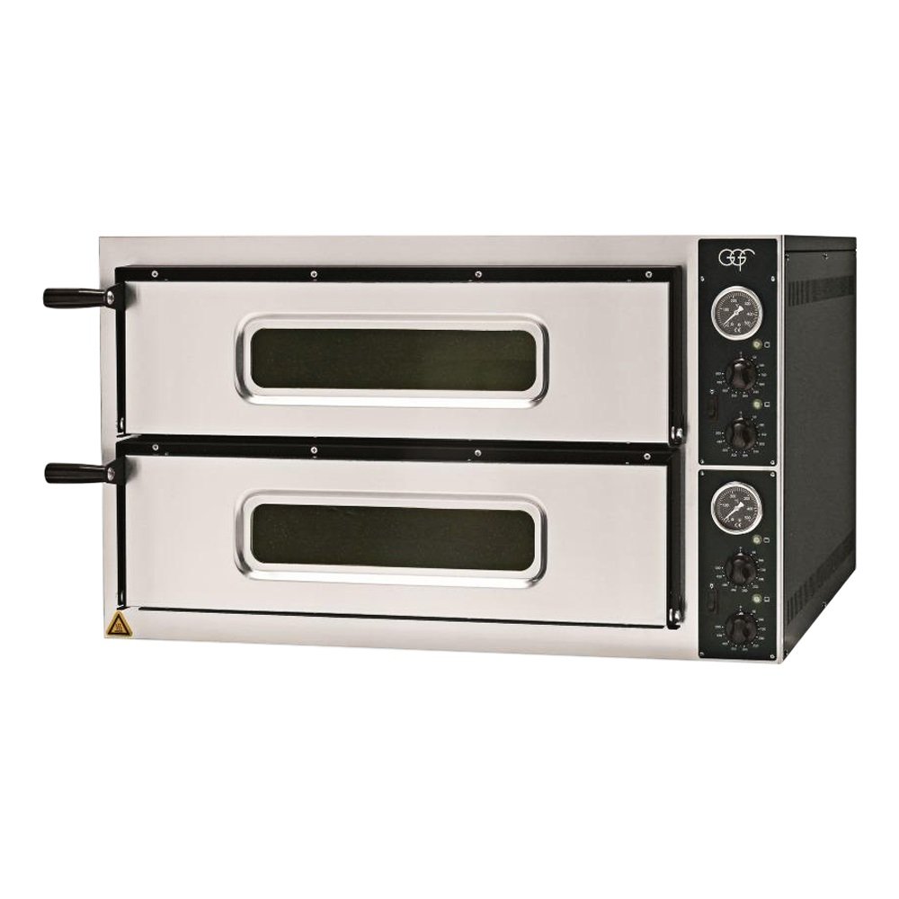 Piec do pizzy GGF Gredil 782002 dwukomorowy 2x4x35 cm-MTP003866