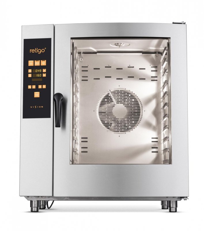 Piec konwekcyjno-parowy RETIGO O 1011L 10 GN 11 00026769 18,6 kW iniekcyjny, elektryczny-MTP004036