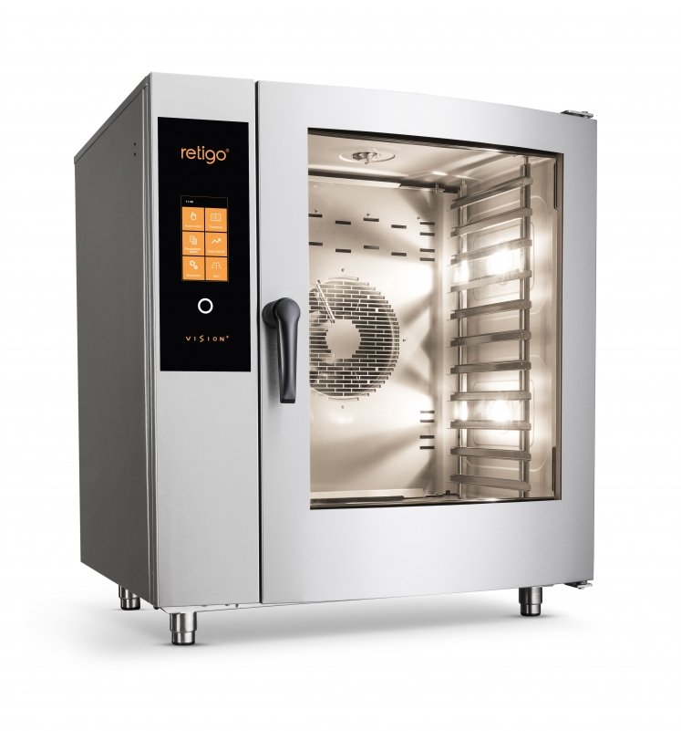 Piec konwekcyjno-parowy RETIGO O 1011i Plus 11 GN 11 00029352 18,6 kW iniekcyjny, elektryczny MTP004042