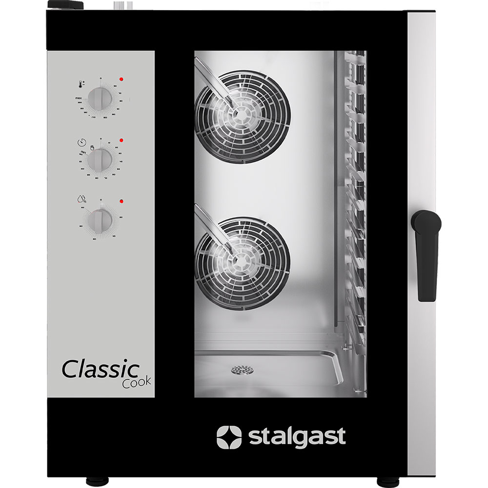 Piec konwekcyjno-parowy Stalgast ClassicCook 11 GN 11 9100049 18,5 kW manualny-MTP003877