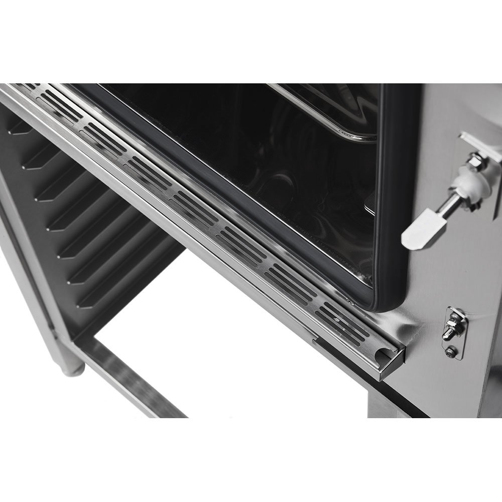Piec konwekcyjno-parowy Stalgast ClassicCook 11 GN 11 9100050 20 kW manualny gazowy-MTP003878 blokada drzwi