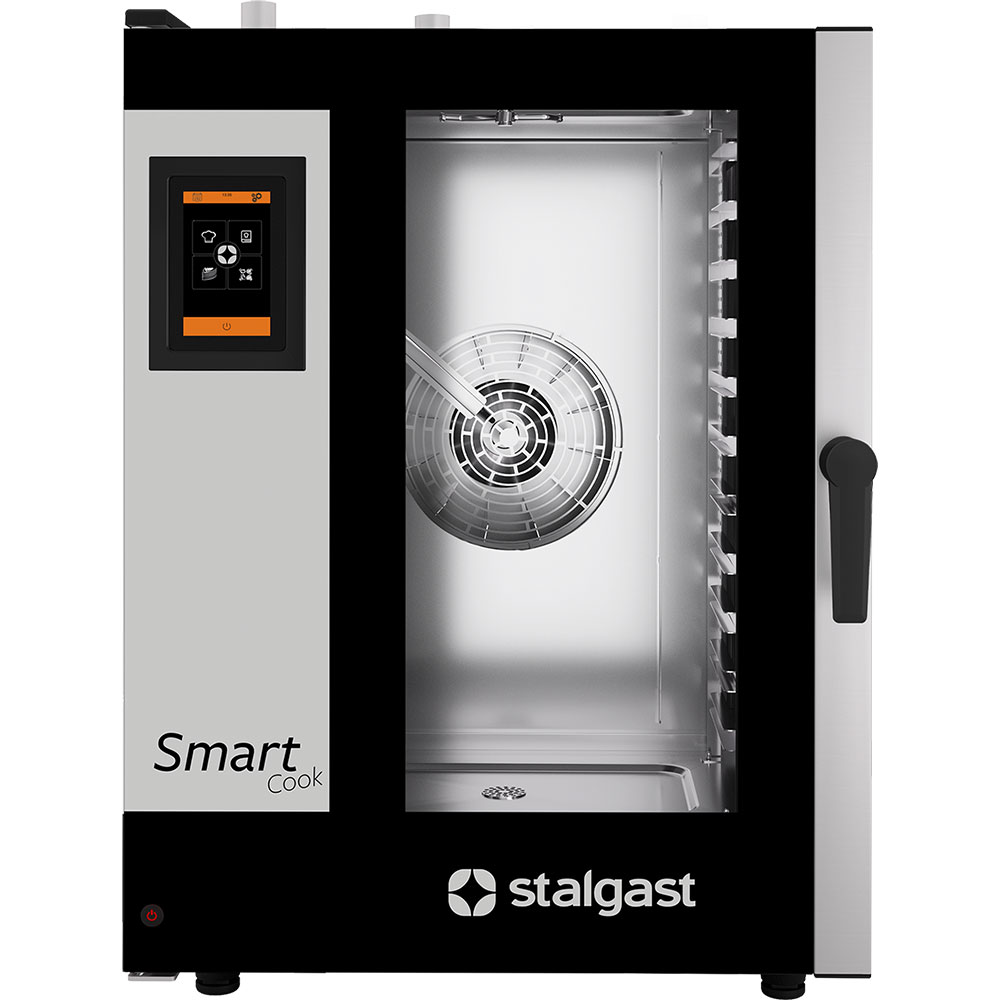 Piec konwekcyjno-parowy Stalgast SmartCook 11 GN 11 9100052 14 kW dotykowy gazowy-MTP003880