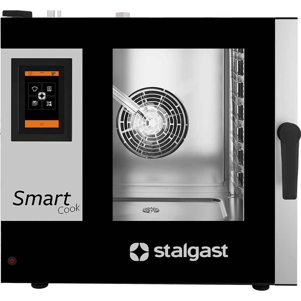 Piec konwekcyjno-parowy Stalgast SmartCook 7 GN 11 9100048 14 kW dotykowy gazowy-MTP003876
