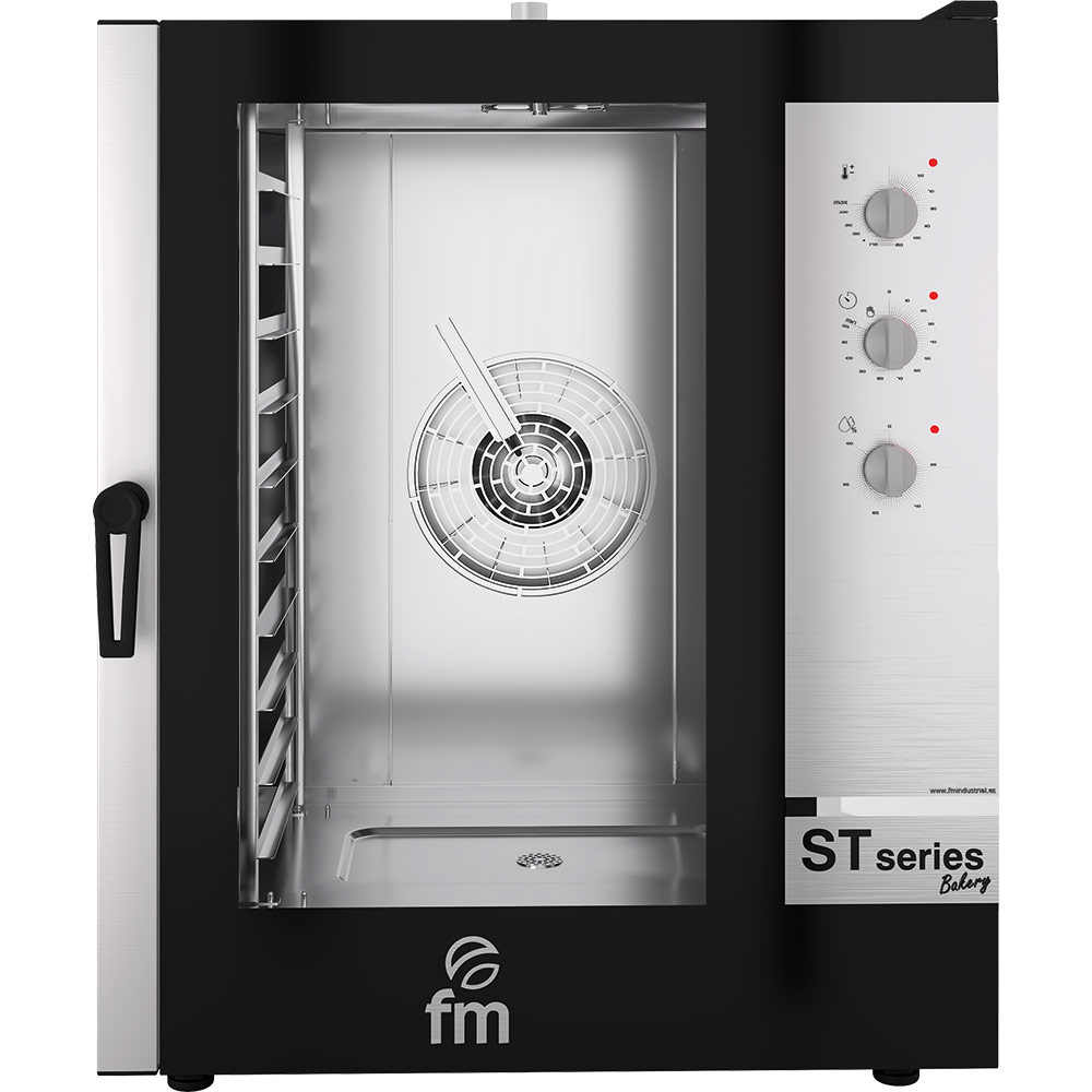 Piec konwekcyjno-parowy piekarniczy FM Industrial ST-Bakery 10 GN 11 9120497 20 kW manualny gazowy-MTP003897