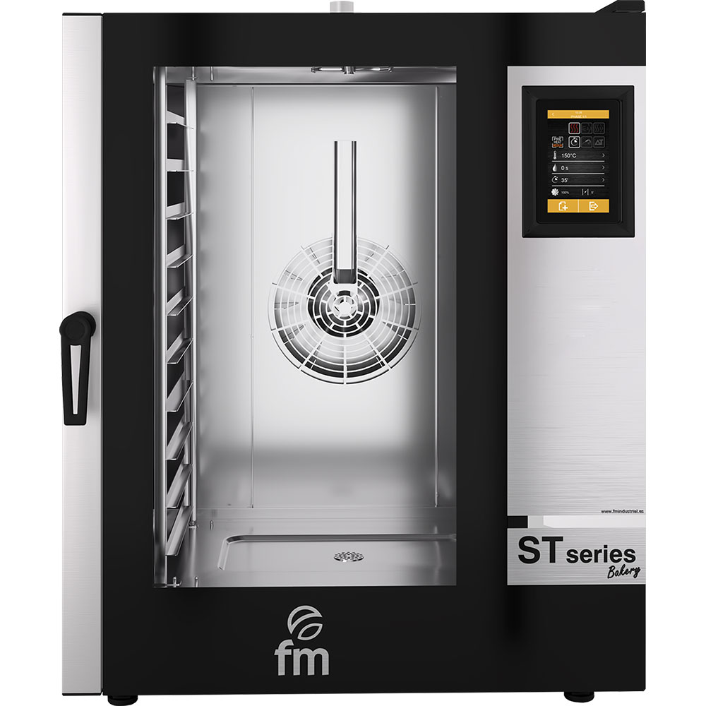 Piec konwekcyjno-parowy piekarniczy FM Industrial ST-Bakery 10 GN 11 9120498 20 kW dotykowy gazowy-MTP003899