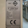Półautomatyczna krajalnica do chleba RMT REGO KOBOLD-MTP001613 tabliczka znamionowa