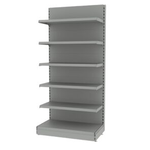 Zdjęcie produktu: Regał sklepowy MAGO szczytowy H-210 cm L-103 cm jasny szary