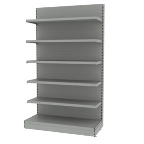 Zdjęcie produktu: Regał sklepowy MAGO szczytowy H-210 cm L-128 cm jasny szary