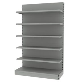 Zdjęcie produktu: Regał sklepowy MAGO szczytowy H-210 cm L-136 cm jasny szary