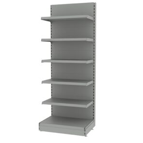 Zdjęcie produktu: Regał sklepowy MAGO szczytowy H-210 cm L-83 cm jasny szary