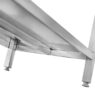 Stół gastronomiczny roboczy spawany z półką Mega-M 140x60x85 cm stal nierdzewna MTP003801