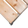 Ławeczka pod szafkę BHP 60 Mega-M 60x80x43 cm skręcana mtp003095 i mtp003096 zbliżenie