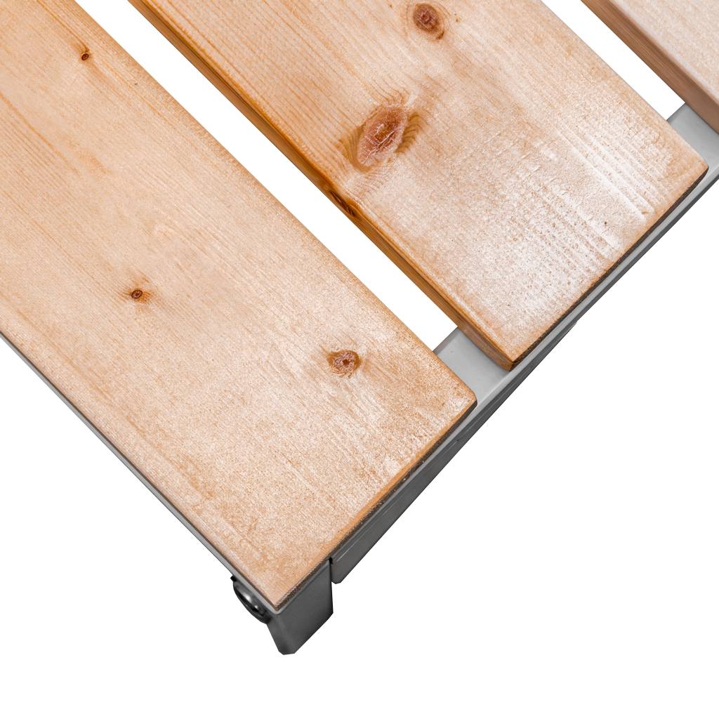 Ławeczka pod szafkę BHP 60 Mega-M 60x80x43 cm skręcana mtp003095 i mtp003096 zbliżenie