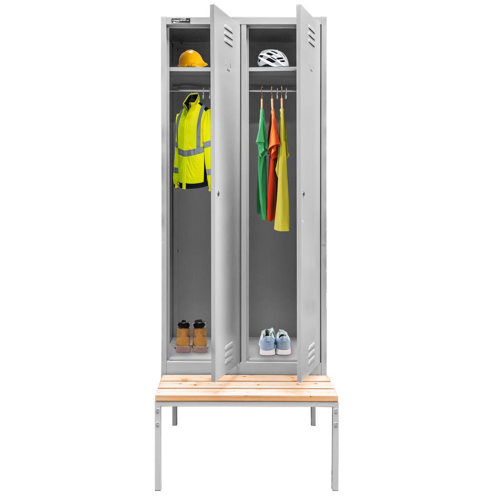 Ławeczka pod szafkę BHP 60 Mega-M 60x80x43 cm skręcana mtp003095 i mtp003096