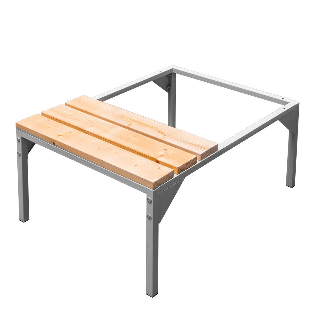 Ławeczka pod szafkę BHP 60 Mega-M 60x80x43 cm skręcana mtp003095 i mtp003096