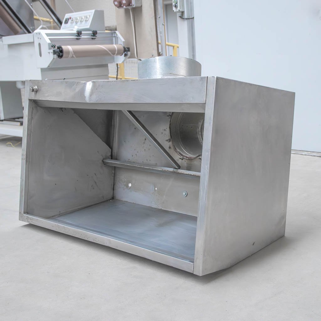 Okap gastronomiczny trapezowy 100x60x50 cm stal nierdzewna MTP004443