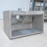 Okap gastronomiczny trapezowy 100x60x50 cm stal nierdzewna MTP004443