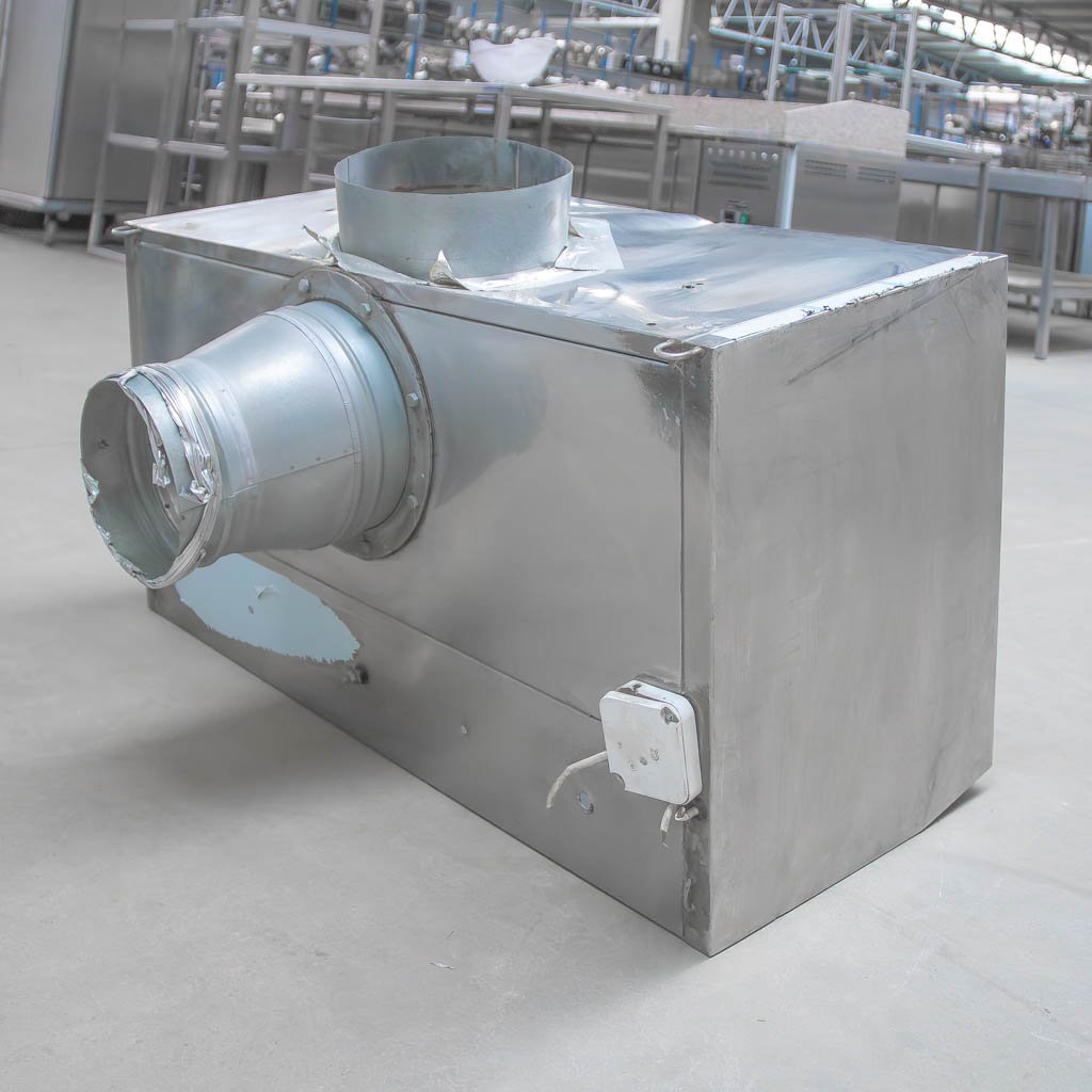 Okap gastronomiczny trapezowy 100x60x50 cm stal nierdzewna MTP004443