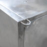 Okap gastronomiczny trapezowy 100x60x50 cm stal nierdzewna MTP004443
