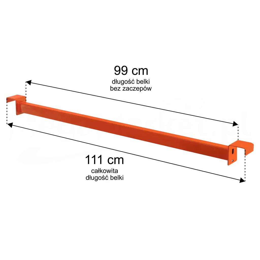 Belka poprzeczna Mega-M support pod płyty regałowe G-110 cm
