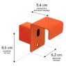 Belka poprzeczna Mega-M support pod płyty regałowe G-110 cm