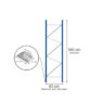 Rama MAGO HX82 H-300 cm G-63 cm W-8.2 cm niebieska (elementy ramy) MPP000574