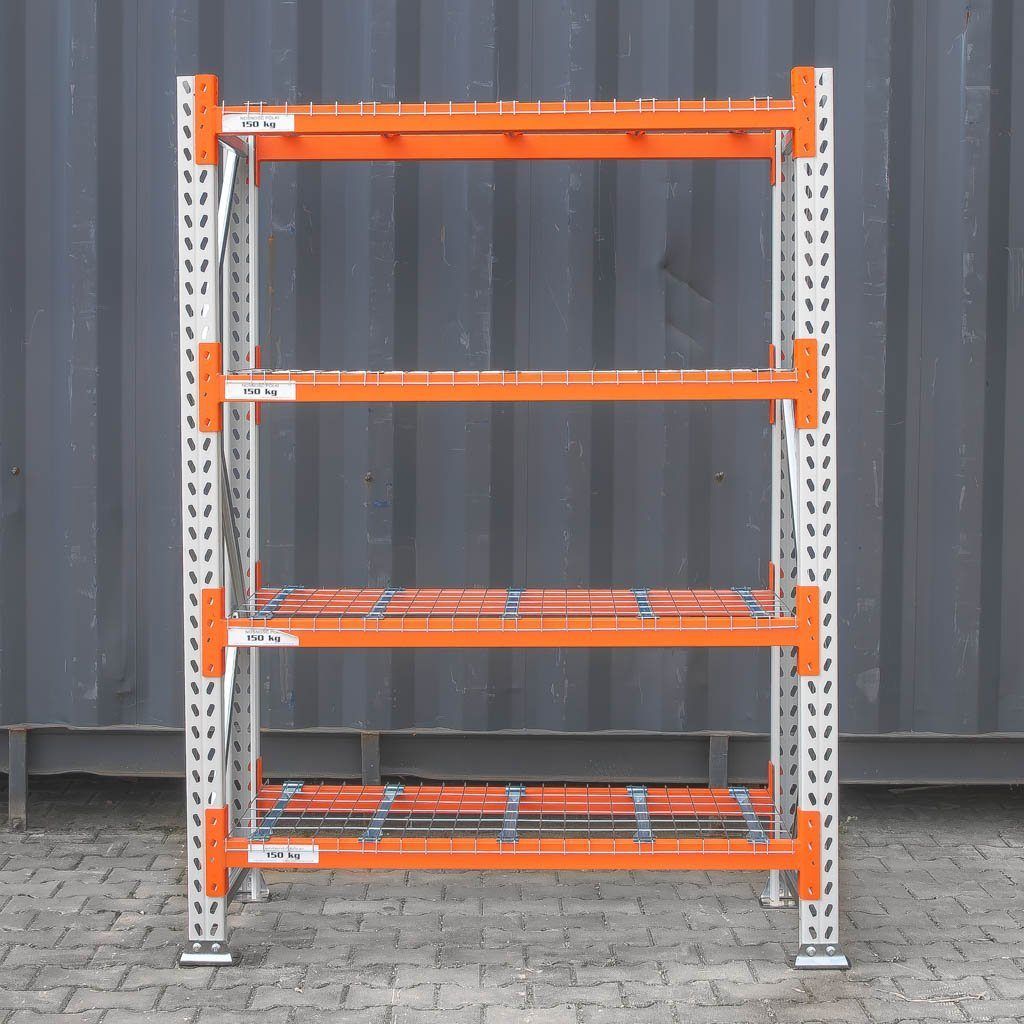 Regał magazynowy 4-półkowy MGL MAGO HX H-200 cm G-63 cm L-146.4 cm moduł bazowy 300 kg