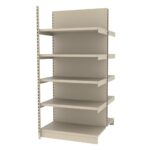 Zdjęcie produktu: Regał sklepowy wzmocniony gondola MAGO H-210 cm L-101,5 cm G-128 cm moduł dostawny kremowy