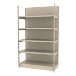 Zdjęcie produktu: Regał sklepowy wzmocniony przyścienny MAGO H-210 cm L-128 cm G-68 cm moduł bazowy kremowy