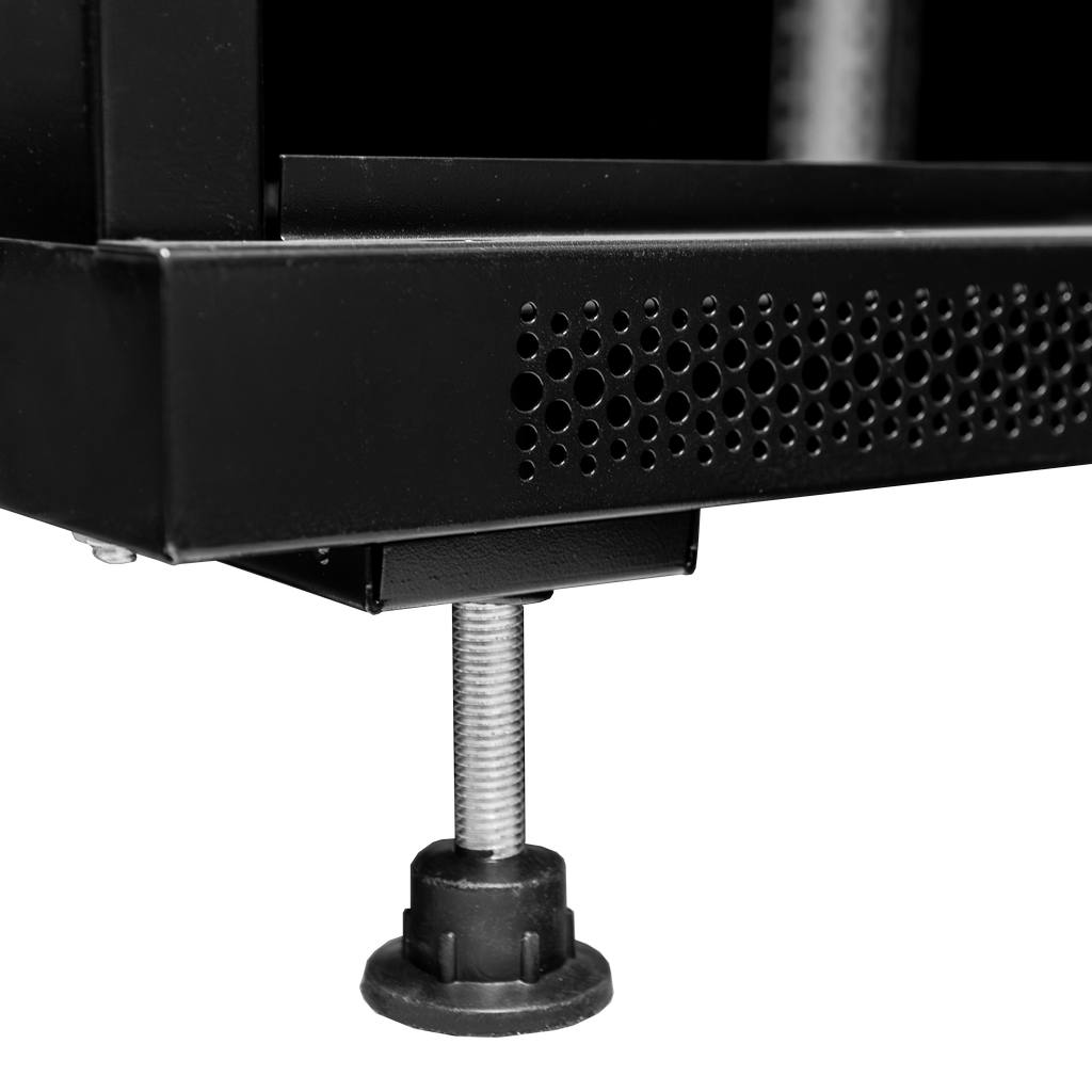 Szafa Rack na elektronikę Mega-M 19″ 22U wisząca 60x60 cm czarna MTP002983